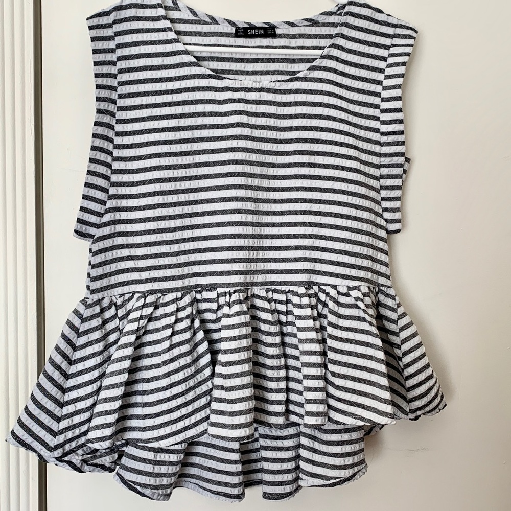 Shein Stripe Blouse